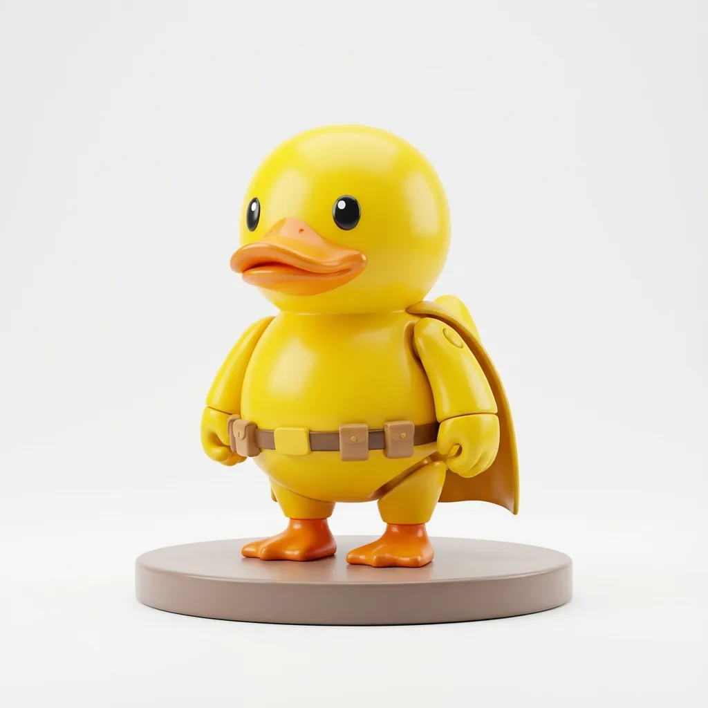 3D Duck Figurine Example